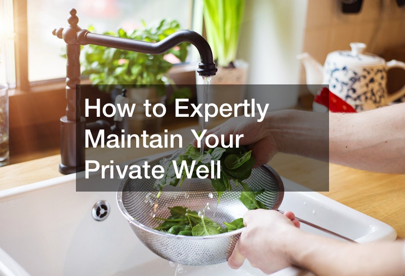 How to Expertly Maintain Your Private Well